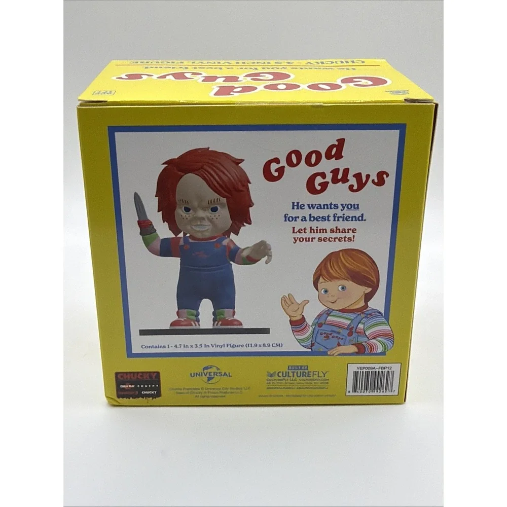 Rare Culturefly Good Guys Chucky Child's Play 4.5 Inch Vinyl Figure Brand New‎